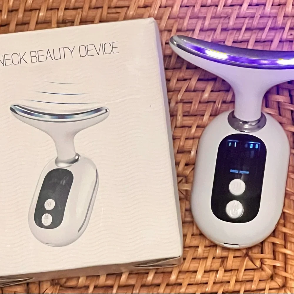 Neck Beauty Device - White and Black